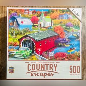 Master Pieces Linen puzzle country escapes